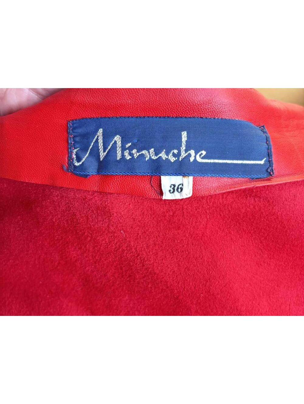 Lambskin Vintage Red Leather Midi Skirt From Turkey XS Small - Picture 5 of 8
